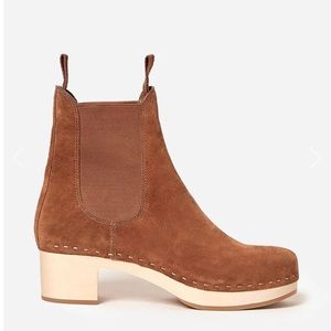 Loeffler Randall Women's Anabelle Clog Boot 8.5 Cacao Brown Ankle Boots